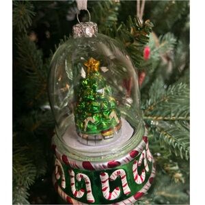 Mr. Christmas Spinning Christmas Tree Ornament Music Box: “Oh Christmas Tree”